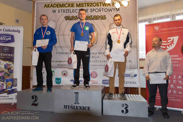 Podium KPN 60, 1 miejsce Marcin Majka